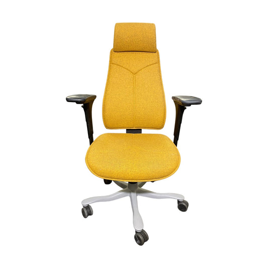 Kontorstol fra Kinnarps Freefloat 6000/8000, gul