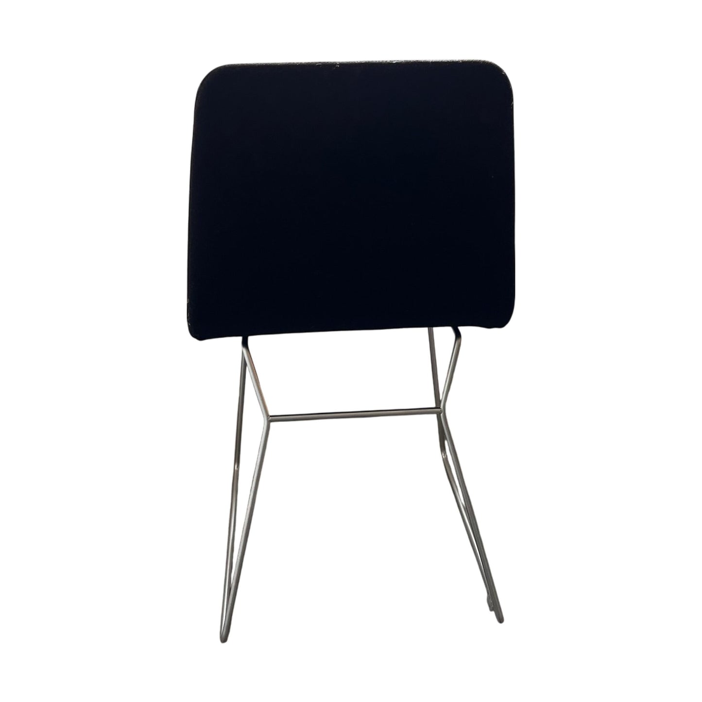 Møteromsstol i ullstoff, metallramme