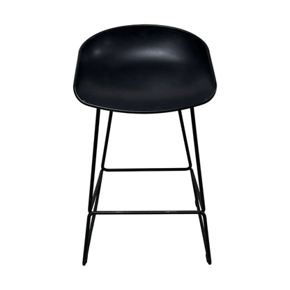 About A Stool barstol fra HAY, svart, 65 cm høy