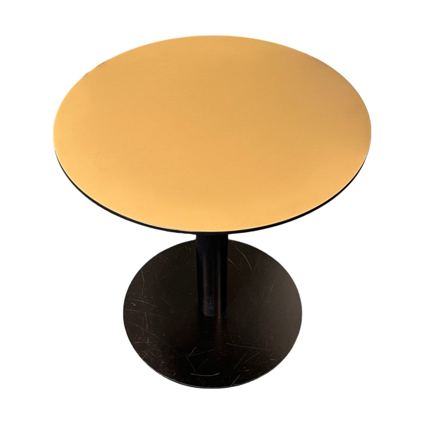 Loungebord med trefarget plate, 70x73 cm