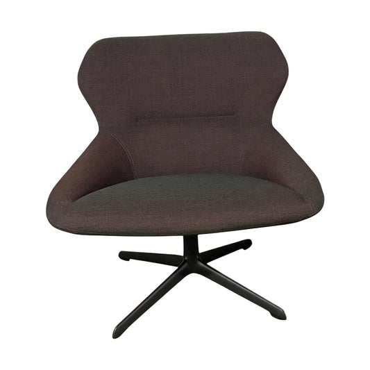 Brunner Ray Lounge stol i mørk blågrå