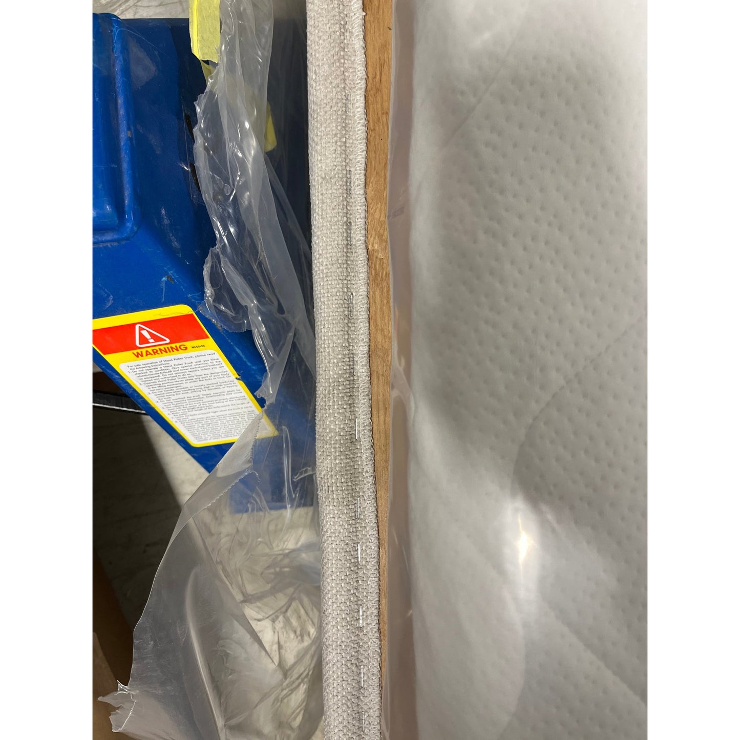 Odine seng med oppbevaring, beige, 120x200 cm