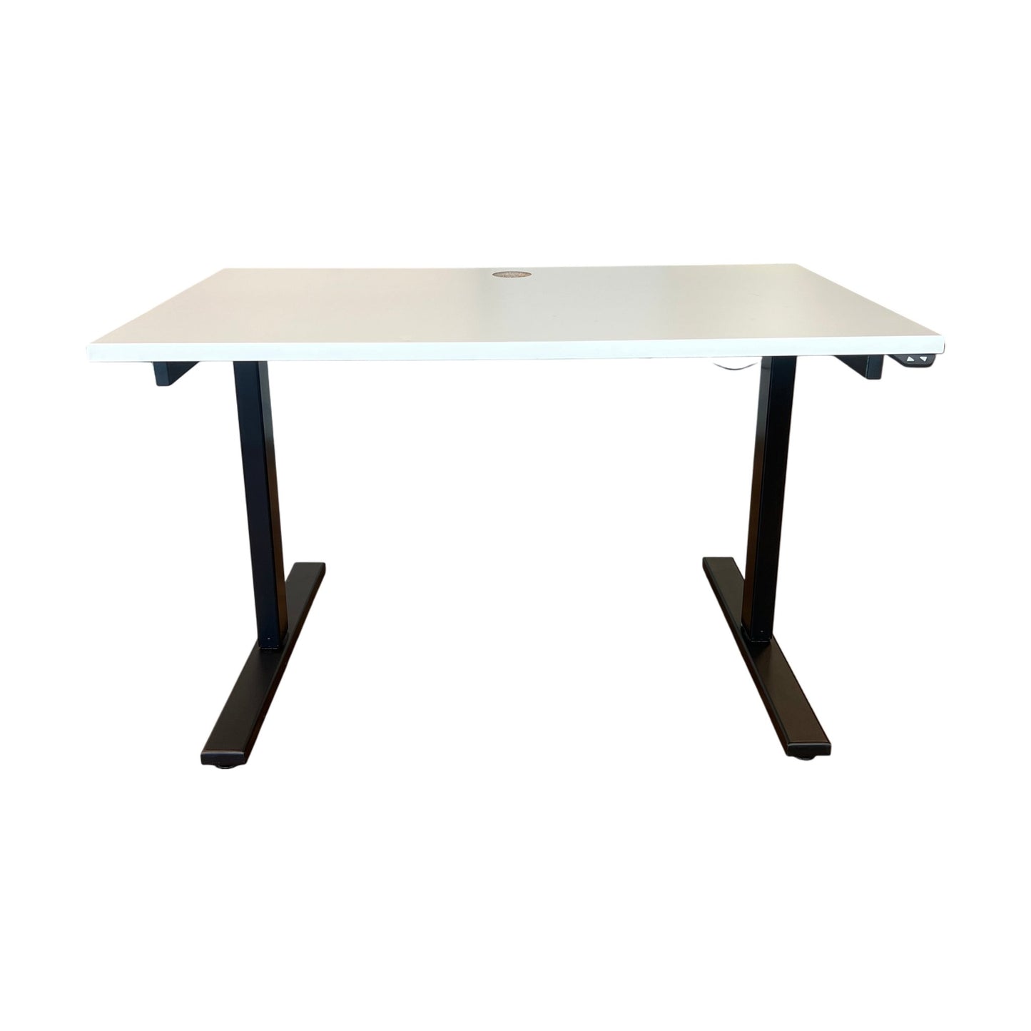 Elektrisk hev/senk skrivebord 120x80 cm, hvit, Linak