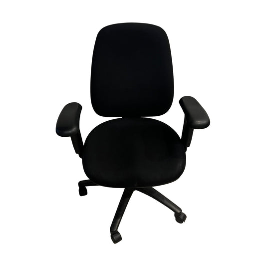 Helsort kontorstol