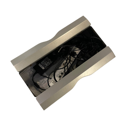 Møtebord fra Kinnarps, hvit laminat, 420x112 cm