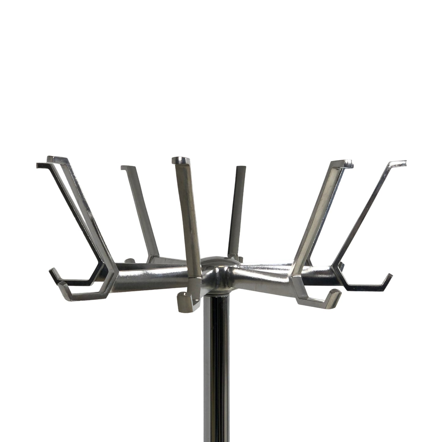 Stumtjener i sølv med krone topp