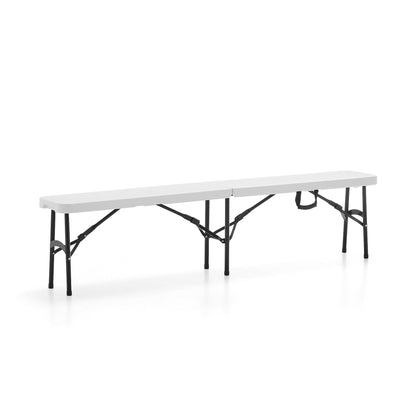 Sammenleggbar benk KLARA, L1830 D280 H440 mm fra AJ Produkter
