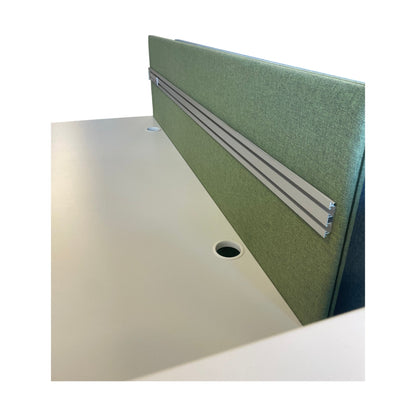 Glimakra bordskjerm, 180x70 cm, tekstiltrukket i grønn