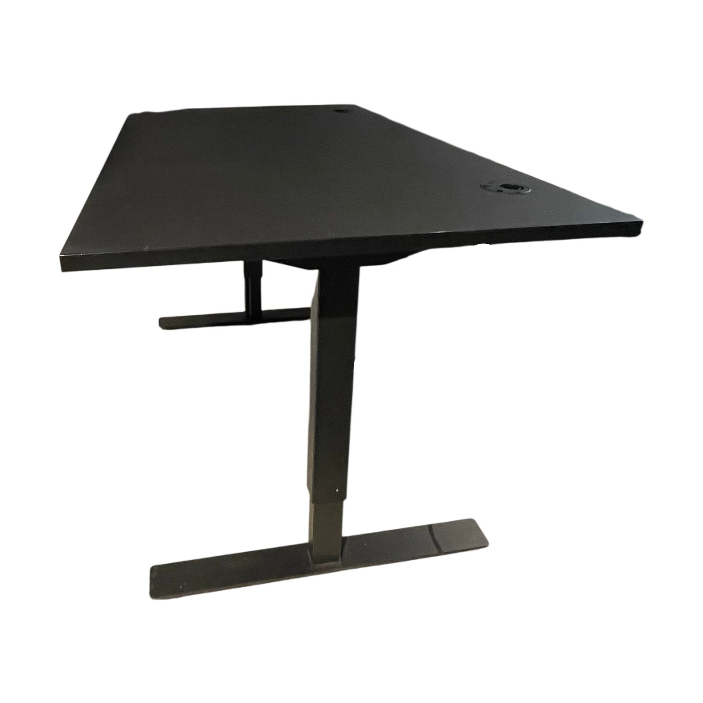 Skrivebord fra EFG Izi, svart MDF, 140x80 cm