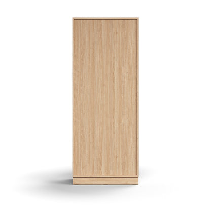 Bokhylle QBUS fra AJ Produkter, 4 hyller, eik