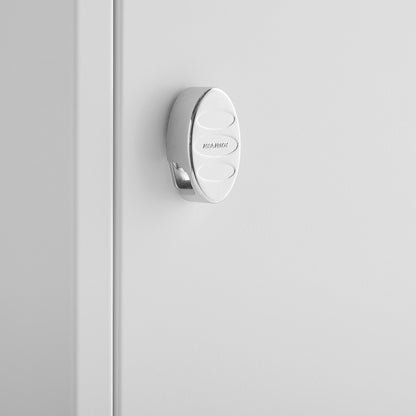 ASSA hasp for hengelås, krom