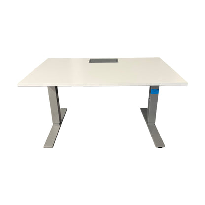 Manuell hev/senk skrivebord, 120x80cm