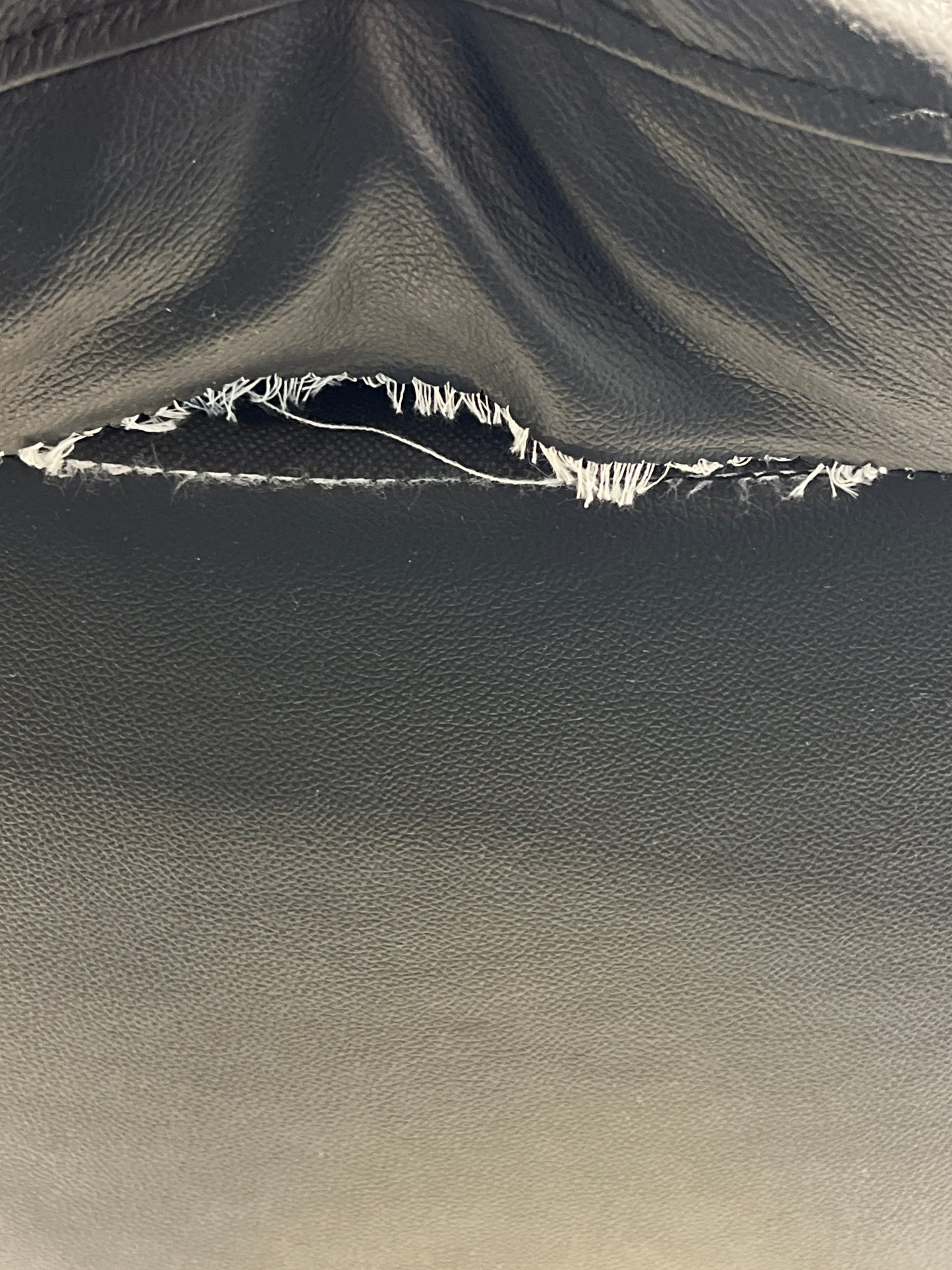 Mora  reclinerstol, sort hud og PVC