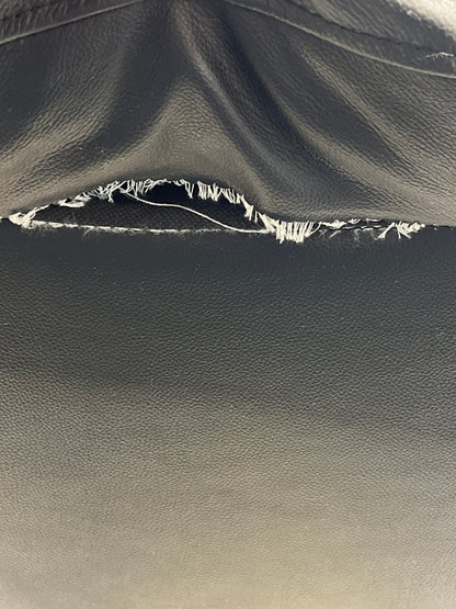 Mora  reclinerstol, sort hud og PVC