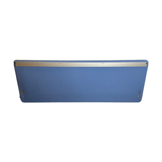 Götessons skillevegg, 180x68 cm, blå m/ hvit glidelås