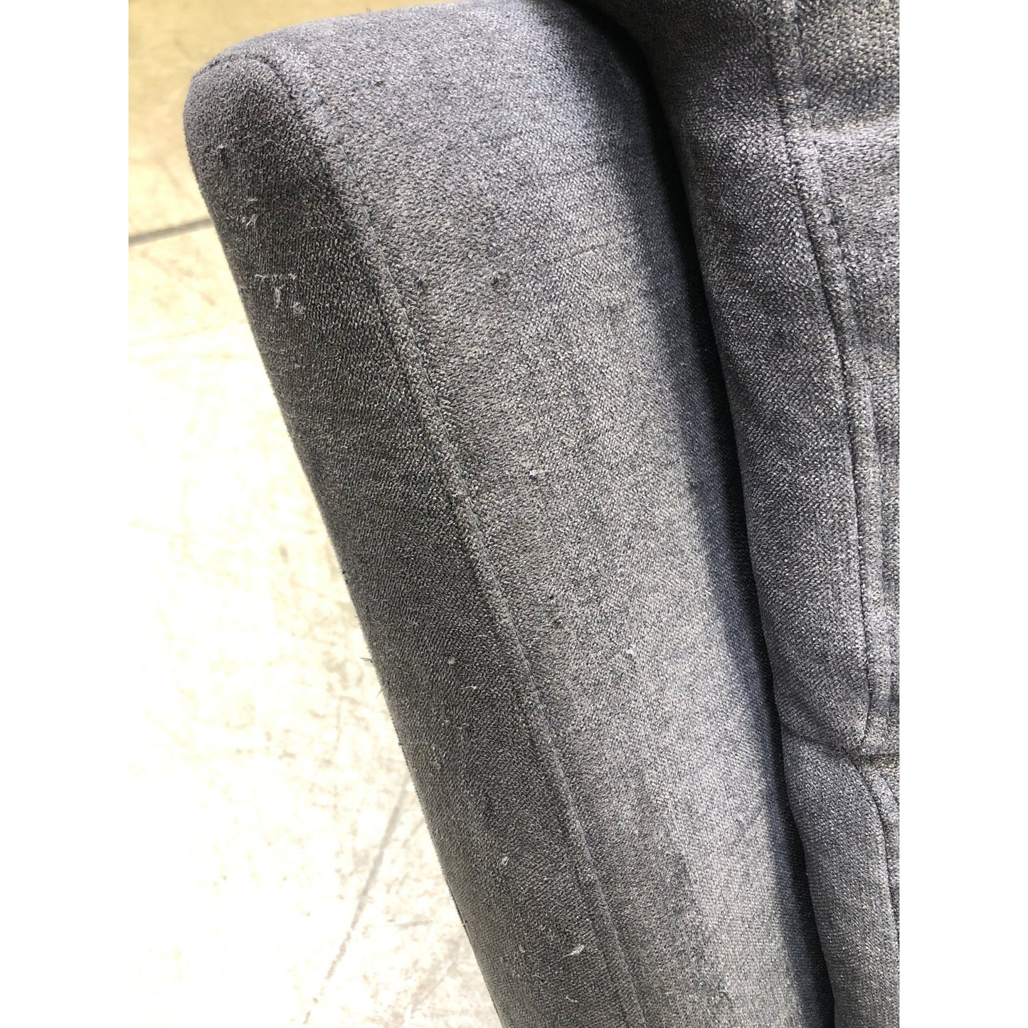 Mora lenestol i mørkegrått microfiber, recliner-funksjon