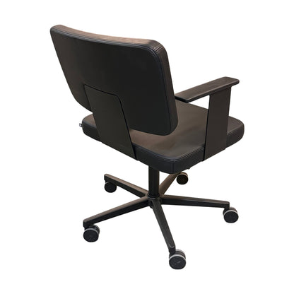 Grand kontorstol fra Horreds, skinn