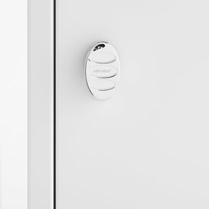 ASSA hasp for hengelås, krom