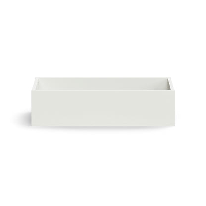 Toppkasse QBUS, B800 mm, hvit