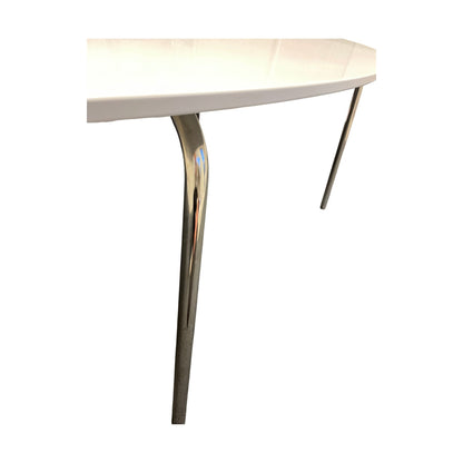 Møtebord fra IKEA, hvit laminat, 236x102 cm