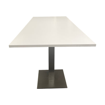 Møtebord, hvit bordplate, 180x80 cm