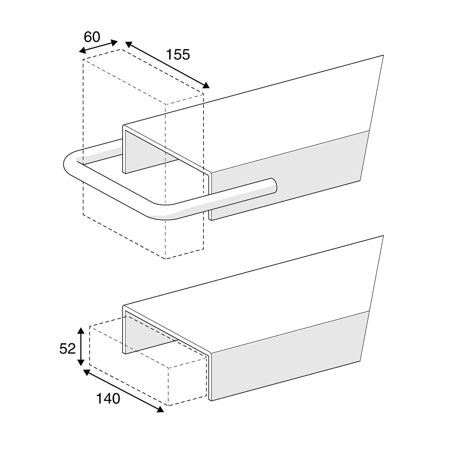 Helt nytt | Gaffelforlenger, L183 B14 cm, 2-pk