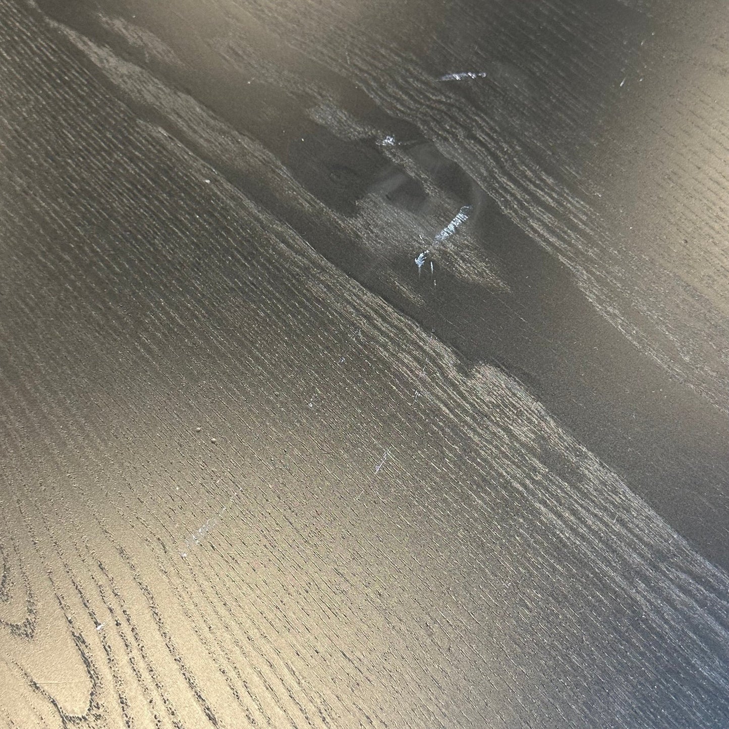 Bekant skrivebord fra IKEA, svart laminat, 160x120 cm