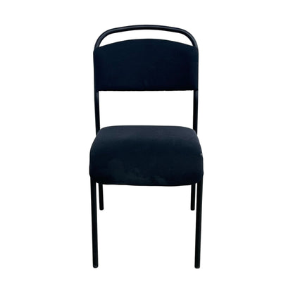 Särna møteromsstol fra IKEA, svart tekstil, stablebar