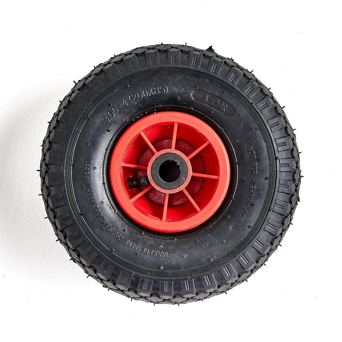 Luftgummihjul, 260x85mm, 150kg fra AJ Produkter