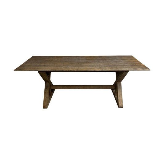 Retro spisebord i naturlig tre