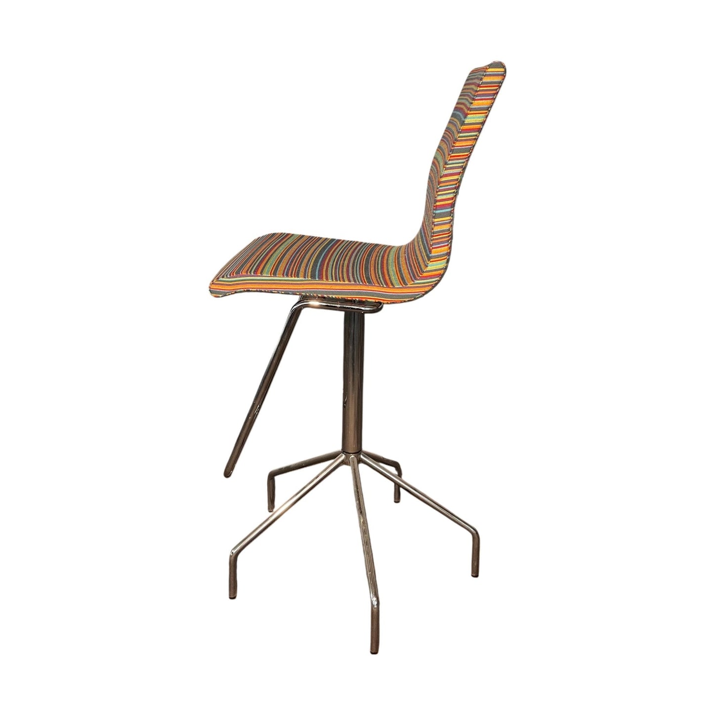 Flex up S-029 barstol fra Skandiform, regnbuefarget, 60x60 cm, 118 cm høy