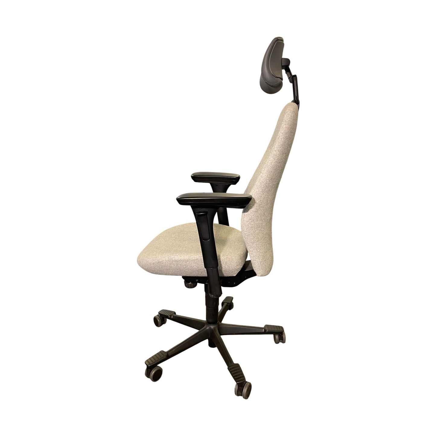 Kinnarps Plus [8] kontorstol, grå tekstil