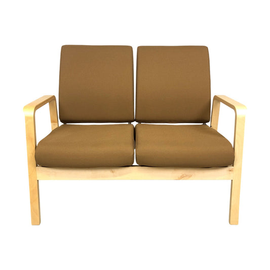 Zeta 2-seter sofa fra VAD, brun tekstil