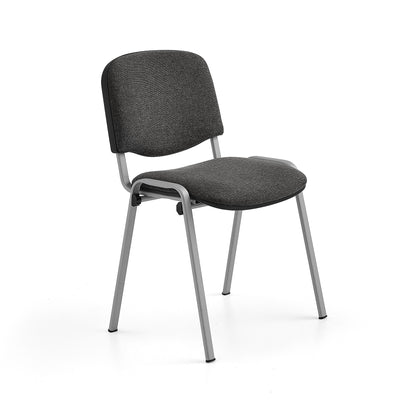 Konferansestol NELSON, 4-pk., grå/grå fra AJ Produkter
