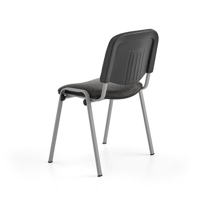 Konferansestol NELSON, 4-pk., grå/grå fra AJ Produkter