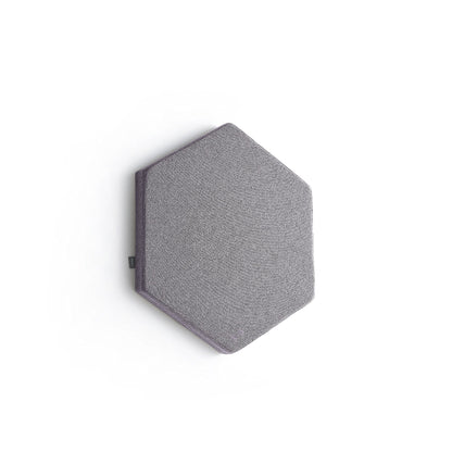 Lydabsorbent POLY, heksagon, B600 H600 T56 mm, veggmontert, lilla