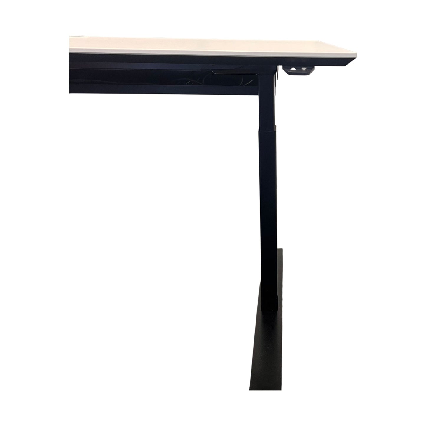 Elektrisk hev/senk skrivebord fra Linak, hvit laminat, 160x80 cm