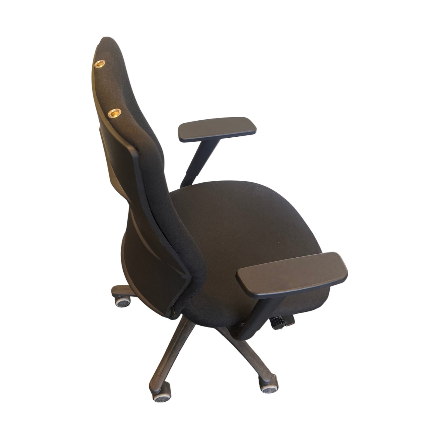 Kontorstol Vela, svart m/ armlener