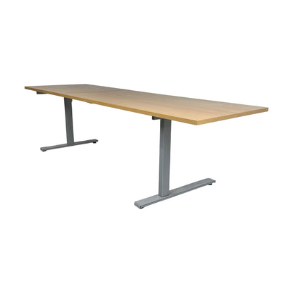 Ekstra bredt elektrisk hev/senk skrivebord fra Linak, 250x80cm