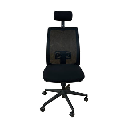 H2210N kontorstol uten armlener, svart