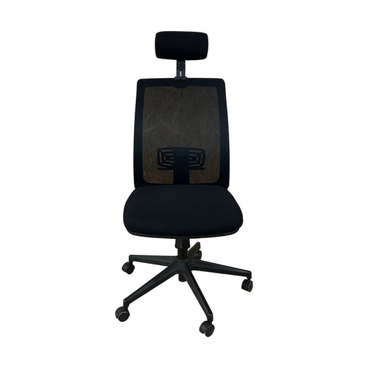 H2210N kontorstol uten armlener, svart