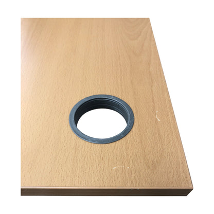 Elektrisk hev/senk-skrivebord på hjul, 160cm