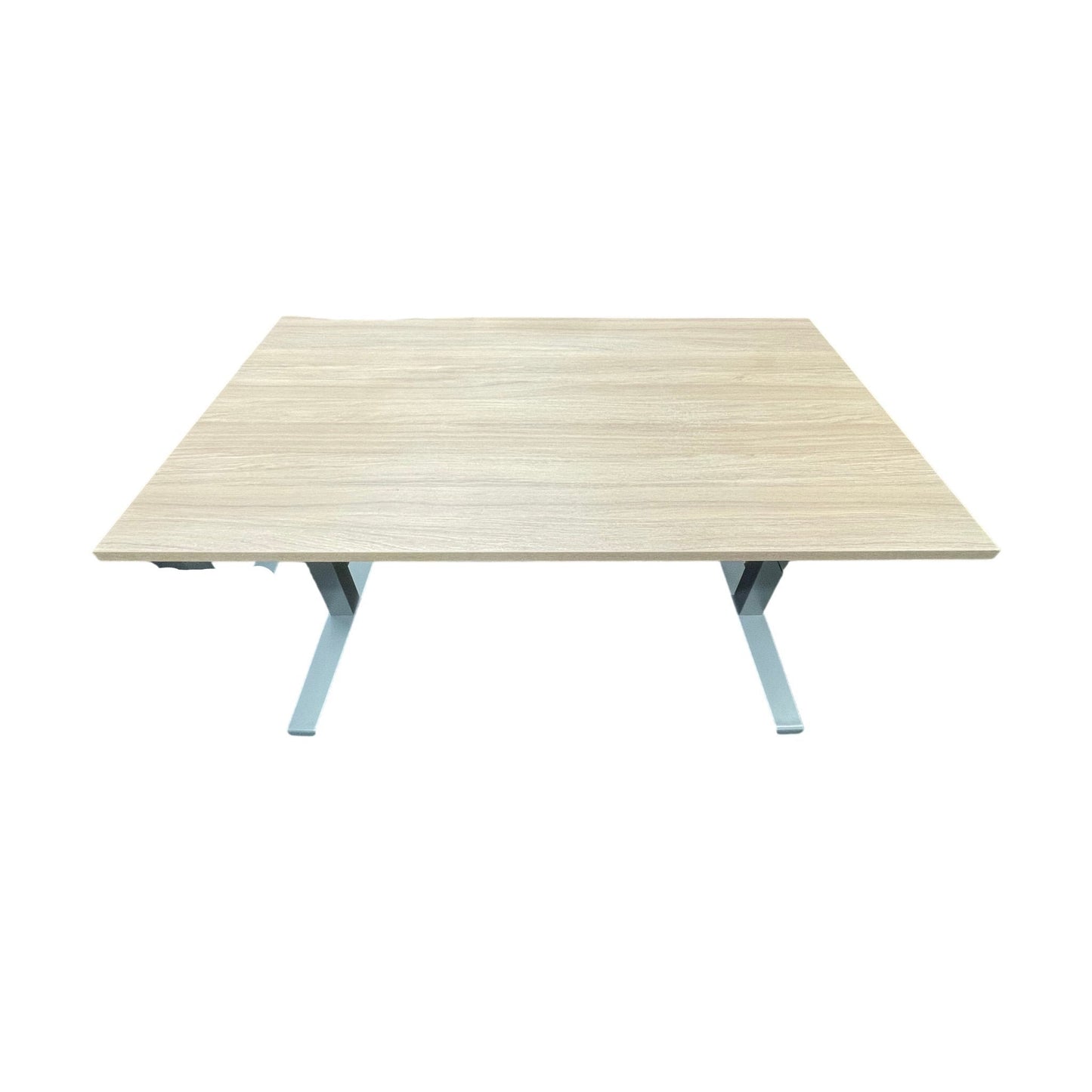 EFG elektrisk hev/senk skrivebord, trefarget, 140x80 cm