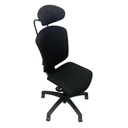 Kontorstol Maxicon fra Savo, svart stoff