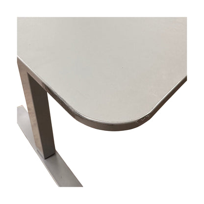 Elektrisk hev/senk skrivebord, grå plate, 200x80 cm