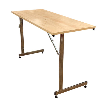 Sammenleggbart skrivebord, trefarget, 120x50 cm