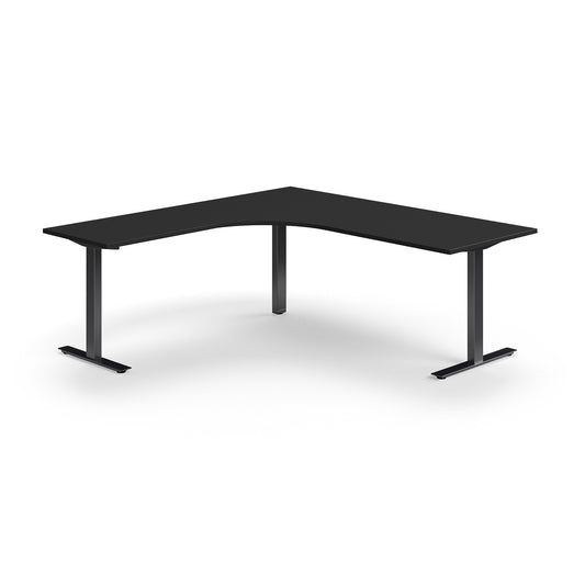 Hjørneskrivebord QBUS fra AJ Produkter, laminat, 200x200 cm