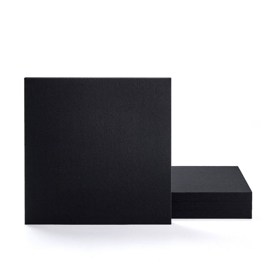 Lydabsorbent PATTERN, 4-pk., H600 B600 T40 mm, svart fra AJ Produkter