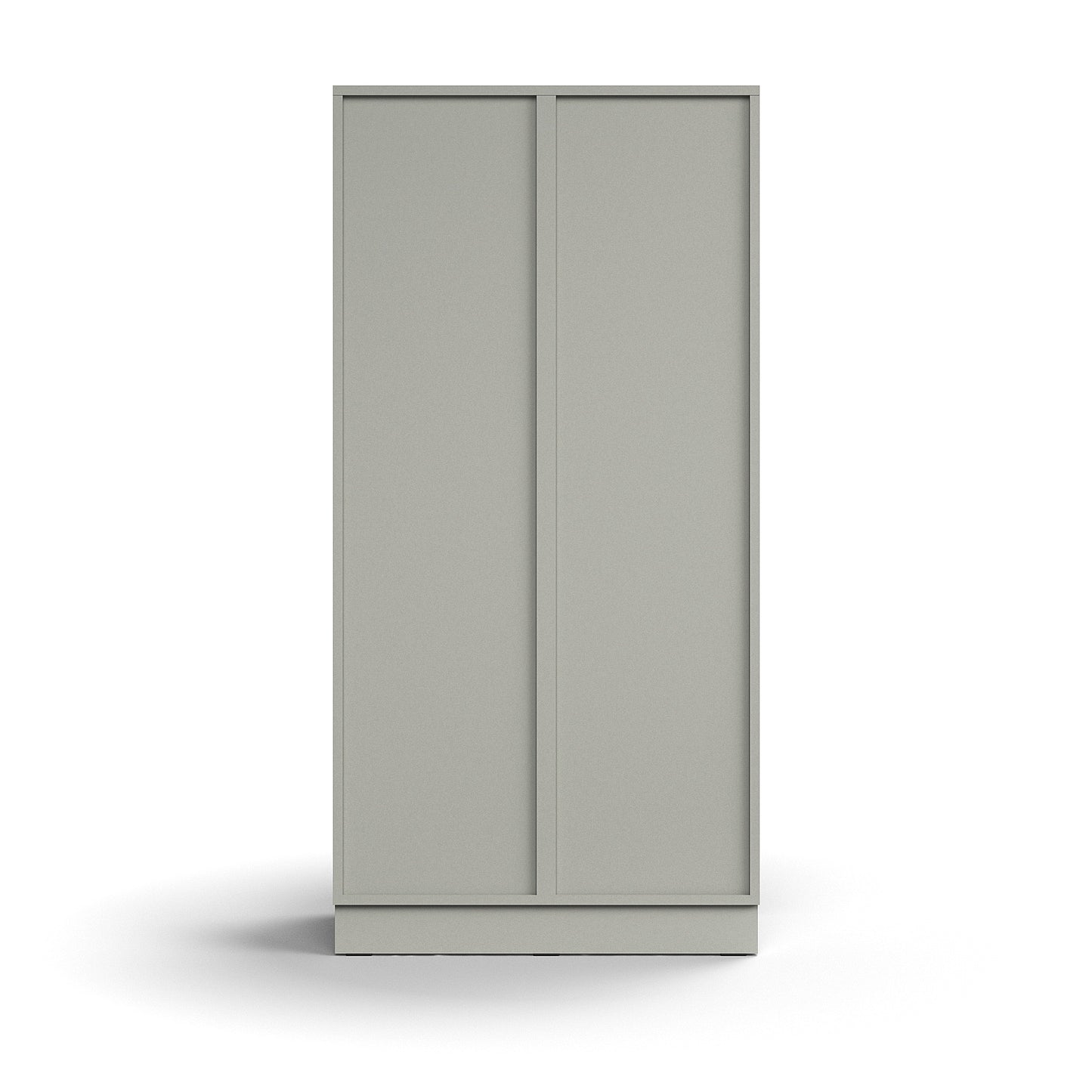 Postsorteringshylle QBUS, 8 rom, sokkel, H1636 B800 D420 mm, lys grå