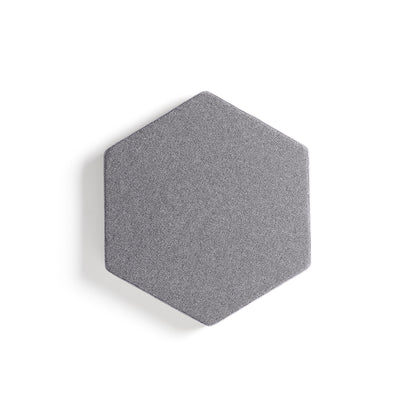 Lydabsorbent POLY, heksagon, B600 H600 T56 mm, veggmontert, lilla